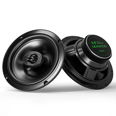Conjunto de 2 alto-falantes coaxial de carro de gama completa com subwoofer de 6,5 polegadas e tweeter de 1500Hz