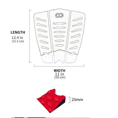 Soft Marine Grade EVA Surfboard Traction Pads em cor Pantone personalizada para maior aderência