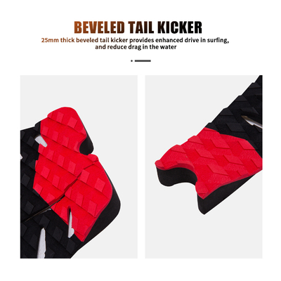 Soft Marine Grade EVA Surfboard Traction Pads em cor Pantone personalizada para maior aderência