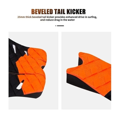 WOOWAVE Knee Board Decking Surfboard Tail Pad com Adesivo Doméstico e espuma EVA