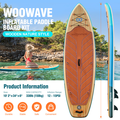 Tabela de paddle paddle inflável com peso de 13,49 kg