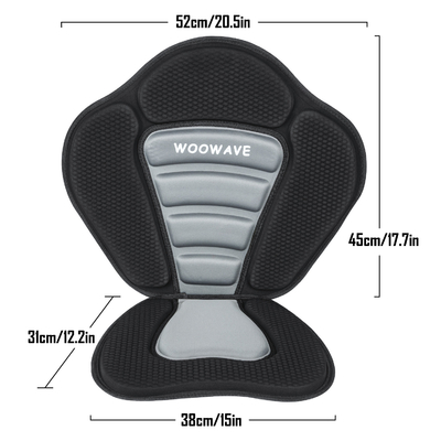 Neoprene 600D Poliéster Cadeira de caiaque para WOOWAVE Cadeira marinha Barco Aplicável Pessoas Homens