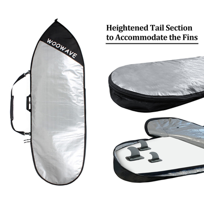 Durável Woowave Customizado Longboard SUP Saco Cover Carry Bag com 1,51kgs Leve
