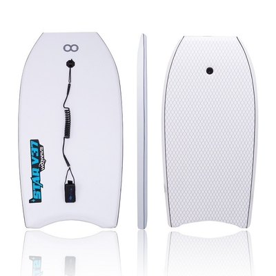 Robusto e durável 37 polegadas WOOWAVE Bodyboard para surf Design profissional em cinza