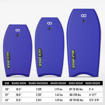 Tabuleiro de surf infantil de 37 polegadas com trela e EPS Core Board Peso 1,42lbs