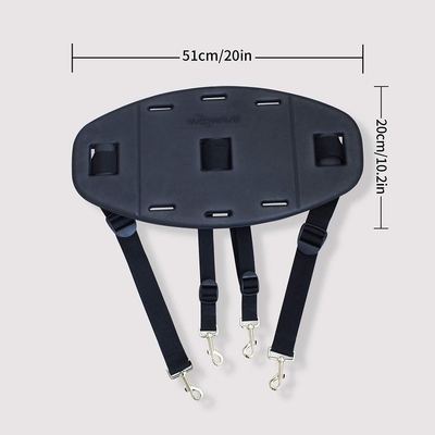 Atualize o seu equipamento de canoagem com o nosso apoio traseiro EVA preto