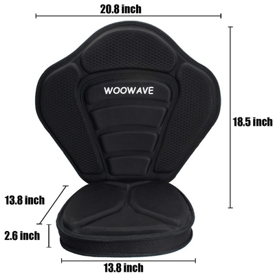 1.72 kg Peso do pacote WOOWAVE Assento de paddleboard Assento de barco de pesca com saco