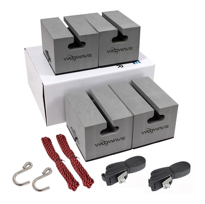 Kit de blocos de espuma macia universal para caiaques Canoas porta-tabelas de telhado tábuas de surf compatíveis