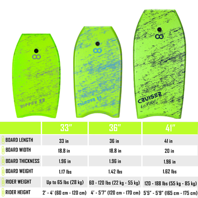 Unisex 36' Bodyboard XPE Tabela de esqui inflável com trela