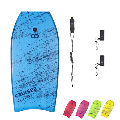 Atualize o seu jogo de surf Woowave EPS XPE HDPE Foam Board Bodyboard com Leash de surf