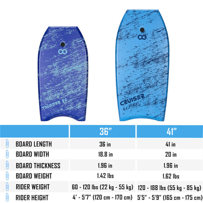 Atualize o seu jogo de surf Woowave EPS XPE HDPE Foam Board Bodyboard com Leash de surf