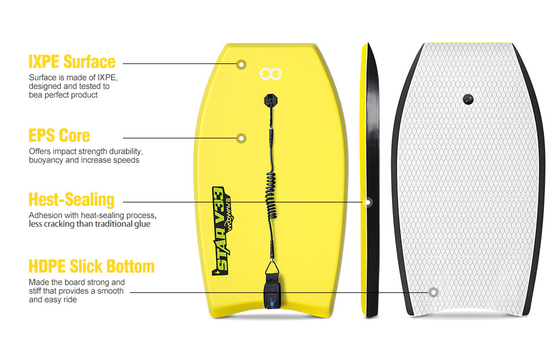 Leve 6 pés 37' 'Board de Surf Foam Body Board para piscina e Oceano 1.8lbs peso da placa