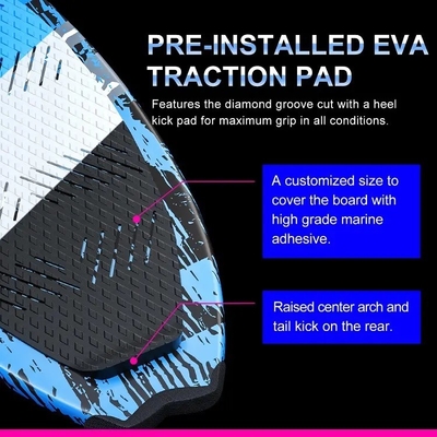 Tabela de surf personalizada de fibra de carbono de 125,5 * 52cm para crianças e adultos Woowave OEM / ODM