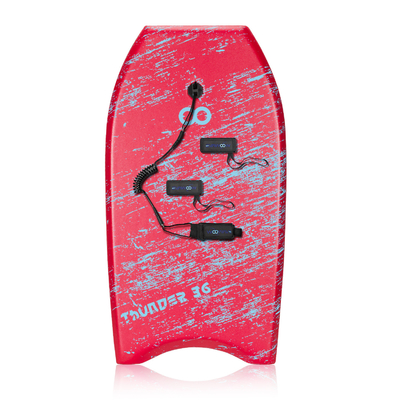 Bodyboard de surf de 36 polegadas com trela e nadadeiras Feito de EPS PP PE espuma HDPE