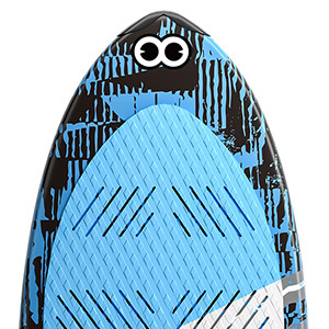 Tabuleiro de surf de fibra de carbono de 49' para lagos rios 125.5*52cm Inclui barbatanas Best seller