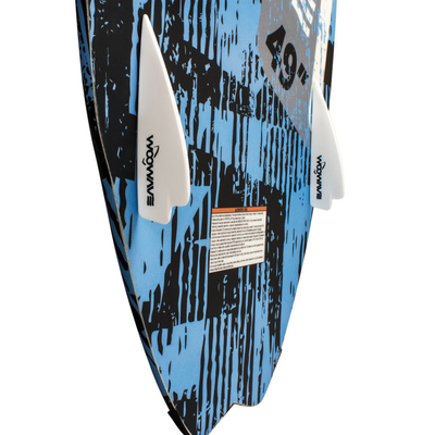 Tabuleiro de surf de fibra de carbono de 49' para lagos rios 125.5*52cm Inclui barbatanas Best seller