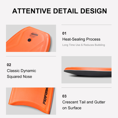Bodyboard masculino de 42,5 polegadas com PE Core Professional Surfing Essential